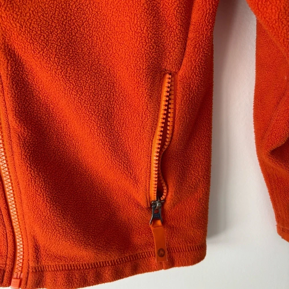 Marmot orange fleece